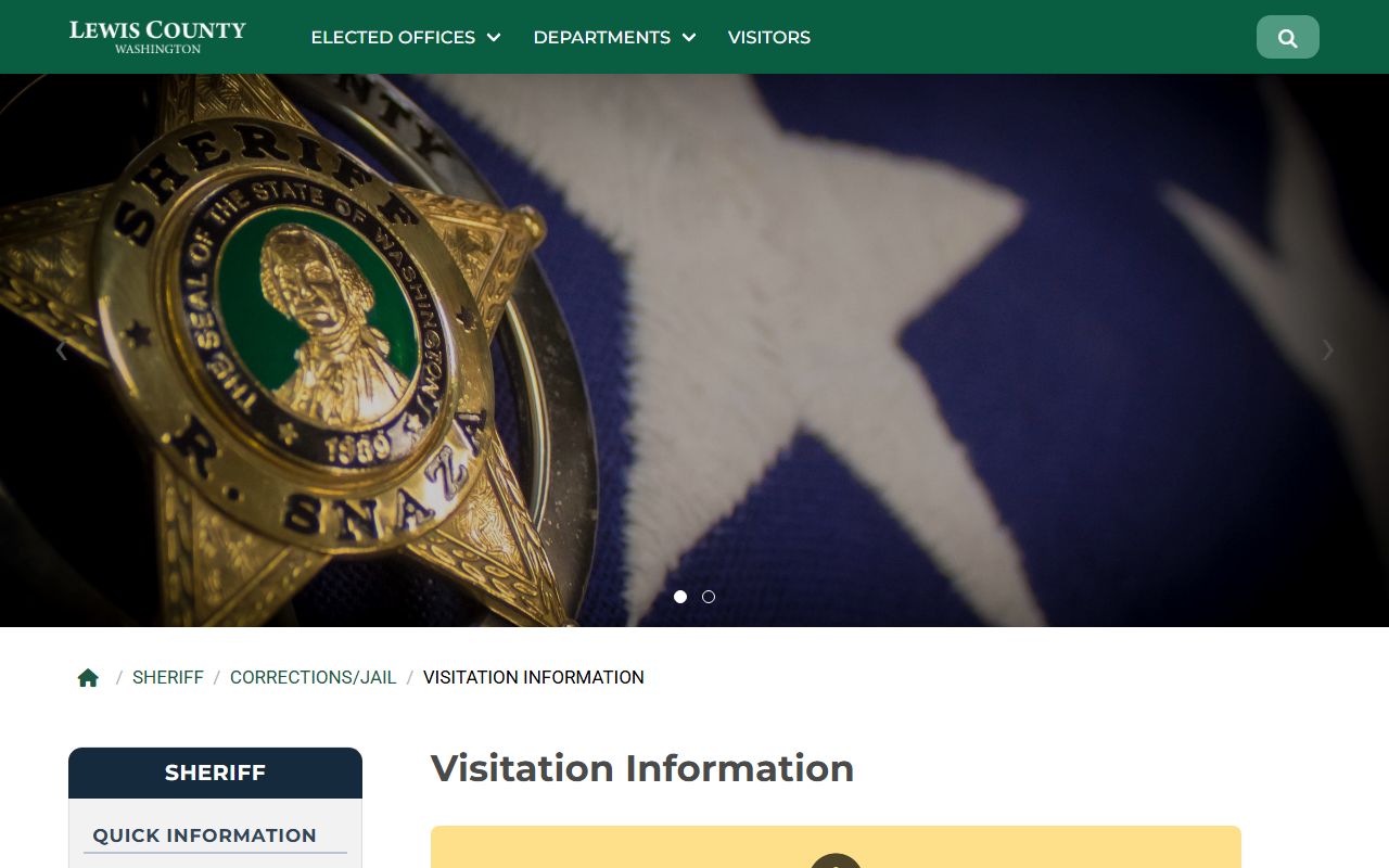 Lewis County Jail HomeWAV visitation rules, costs, and lobby station hours